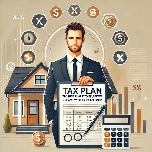 real estate agent creating a tax plan